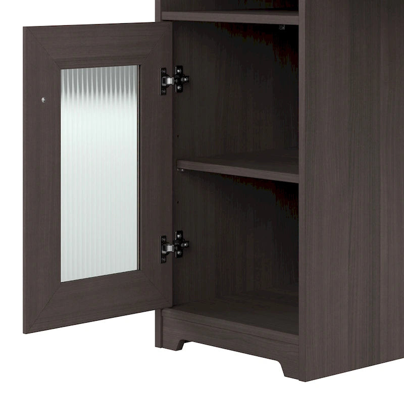 60W L Shaped Computer Desk with Storage