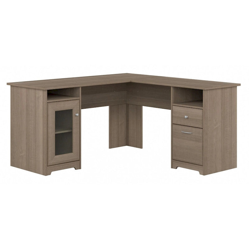 60W L Shaped Computer Desk with Storage