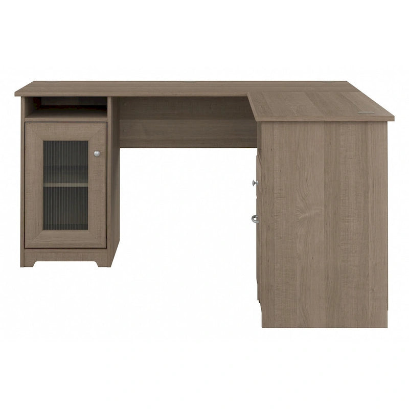 60W L Shaped Computer Desk with Storage