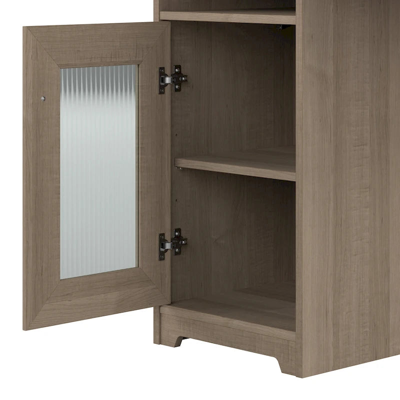 60W L Shaped Computer Desk with Storage