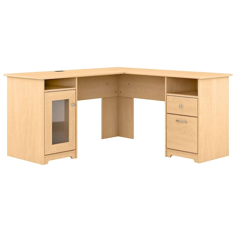 60W L Shaped Computer Desk with Storage