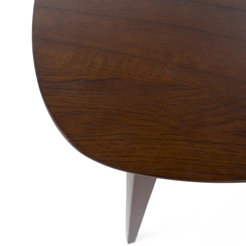 Mid-Century Wood End Table - 20 L x 20 W x 22.75 H