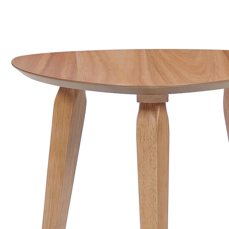 Mid-Century Wood End Table - 20 L x 20 W x 22.75 H