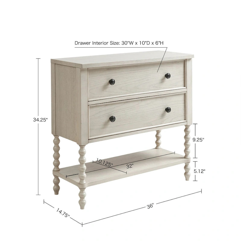 2 Drawer Accent Chest