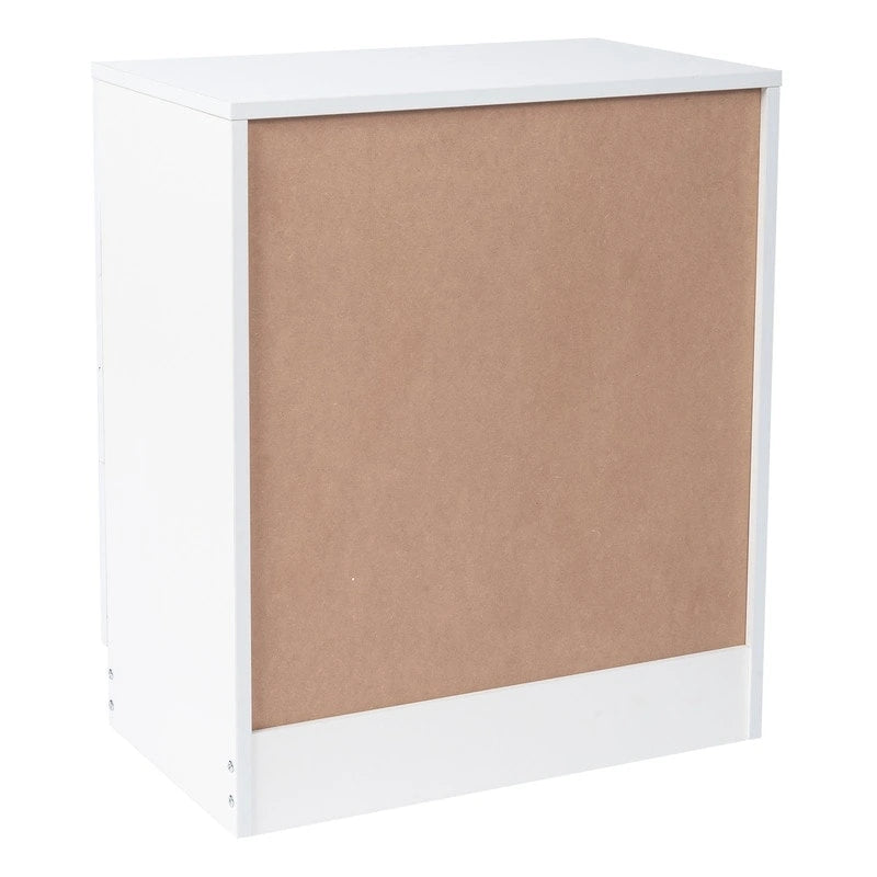 P2 White 3-drawer Dresser