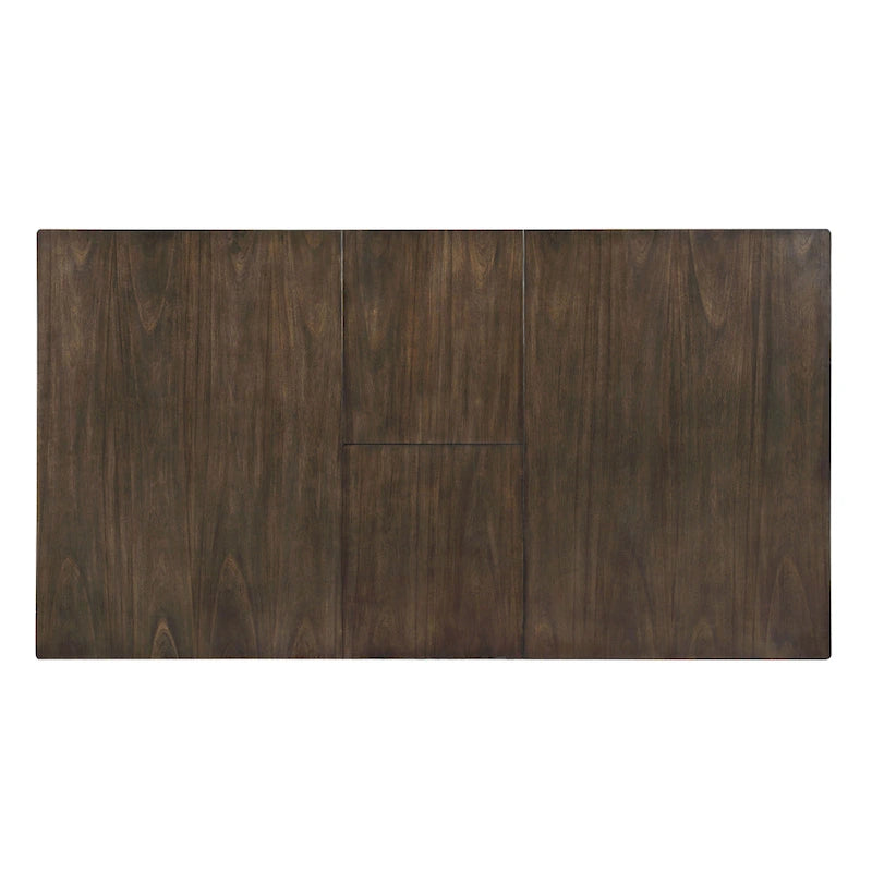 Rustic White 78-inch Expandable Dining Table