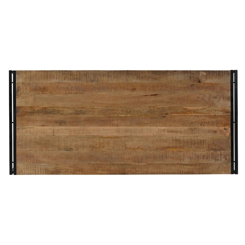 Handmade Reclaimed Mango Wood Dining Table (India)