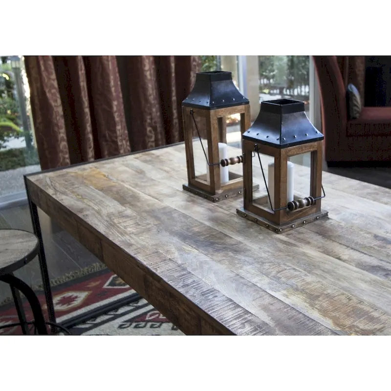 Handmade Reclaimed Mango Wood Dining Table (India)