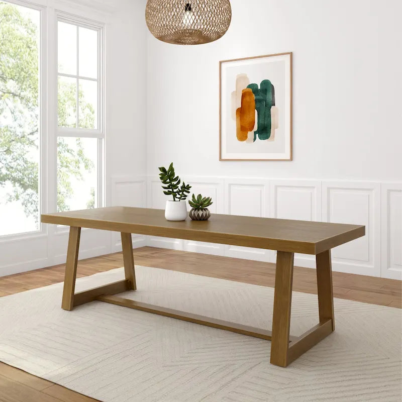 Classic Solid Wood Conference Dining Table - 94