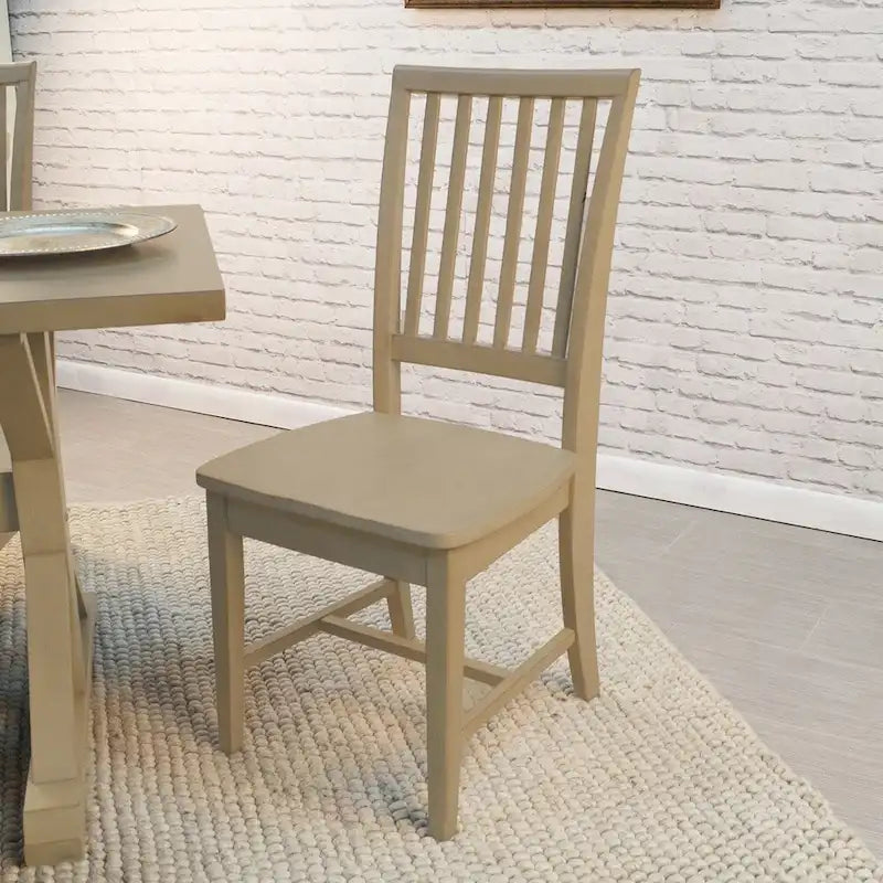 Mission-style Hardwood Dining Chair