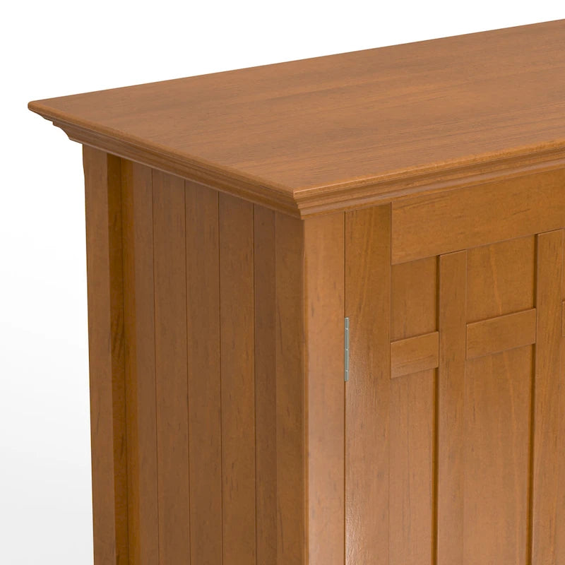 SOLID WOOD 54 inch Wide Transitional Sideboard Buffet and Wine Rack - 54 W x 17 D x 36 H