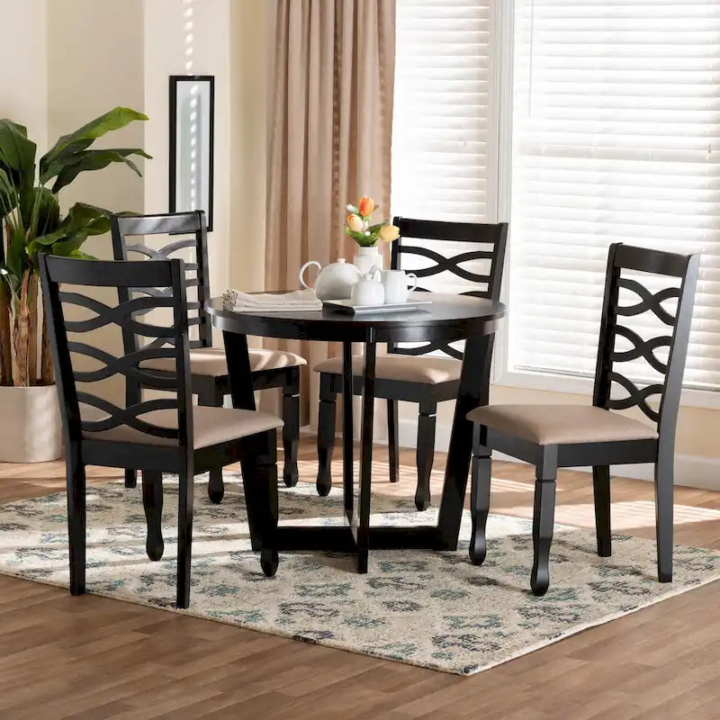 Modern and Contemporary 5-Piece Dining Set