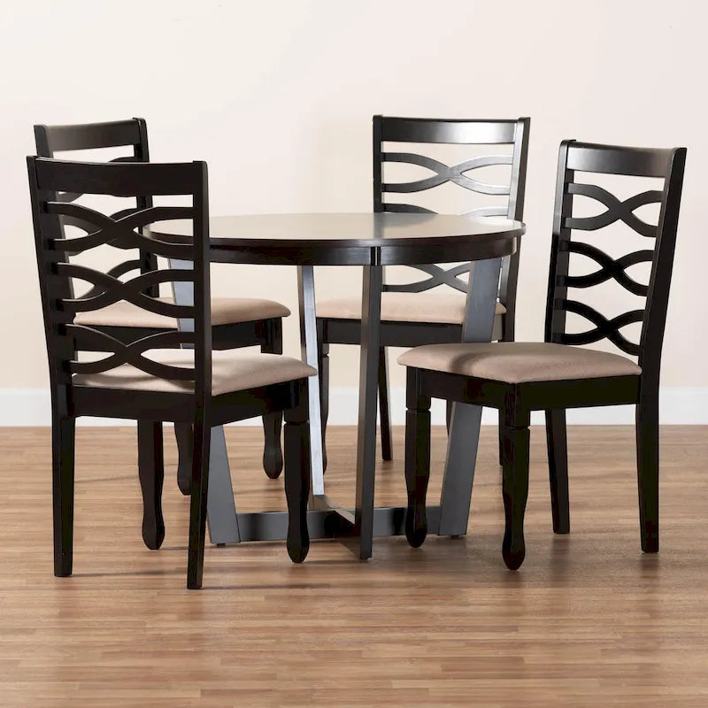 Modern and Contemporary 5-Piece Dining Set