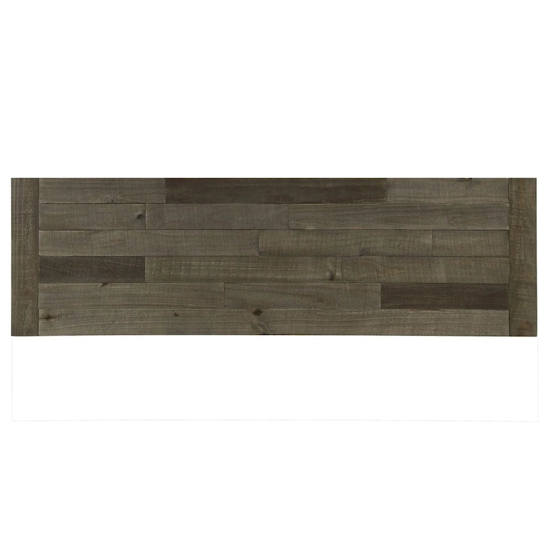 Two-Tone Wood Dining Bench