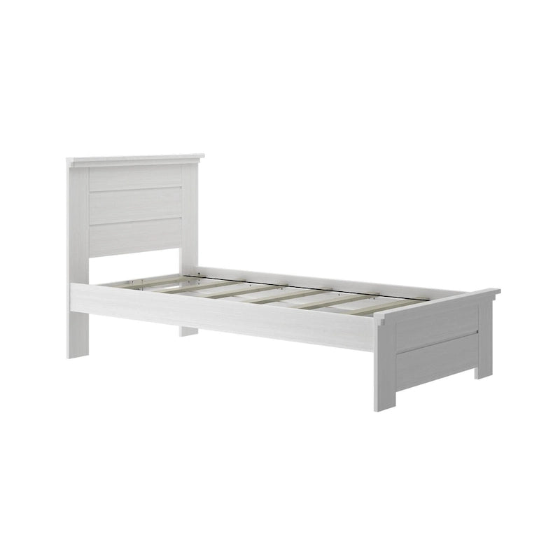 Farmhouse Twin Bed with Panel Headboard