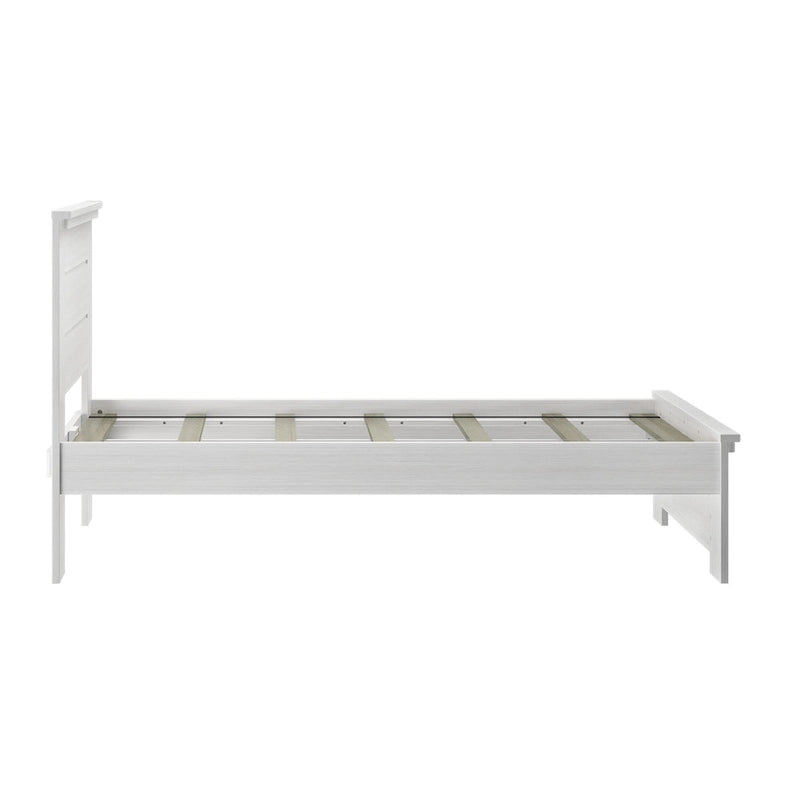 Farmhouse Twin Bed with Panel Headboard