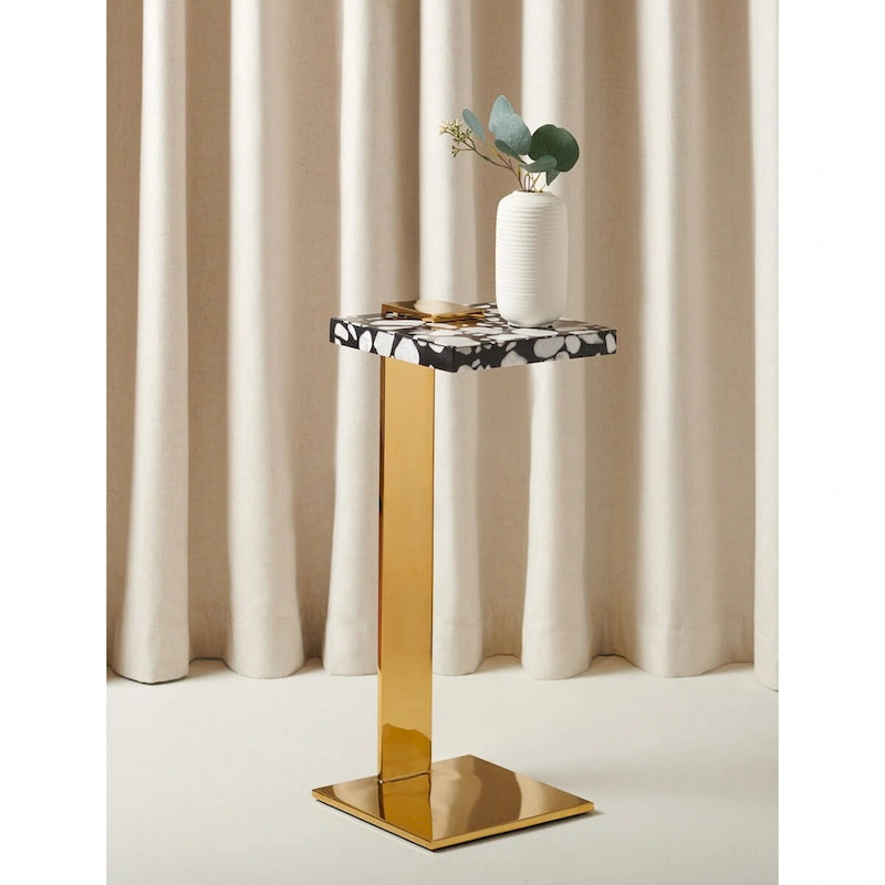 Acrylic Drink Table - 9.8 W x 9.8 L x 24 H - 10Wx10Dx24H