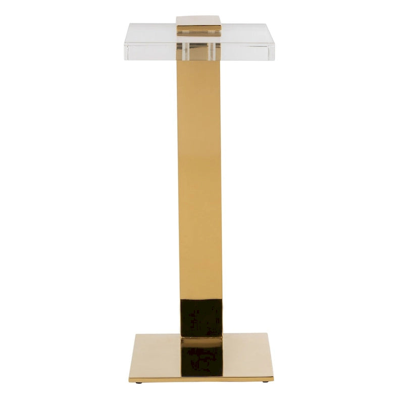 Acrylic Drink Table - 9.8 W x 9.8 L x 24 H - 10Wx10Dx24H