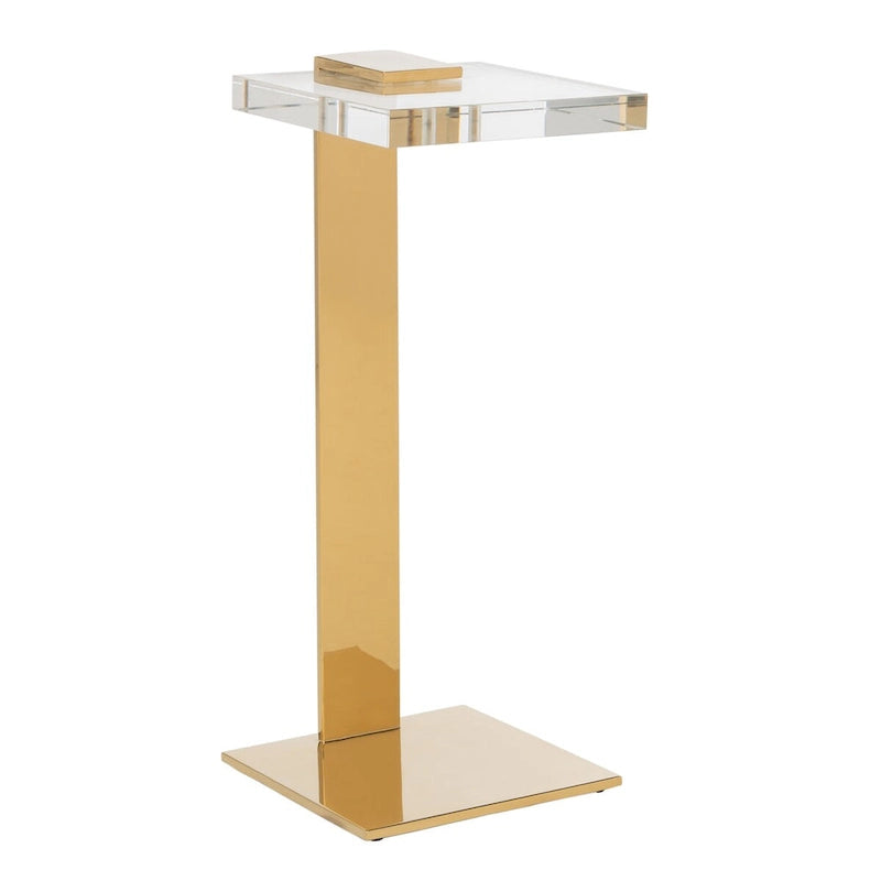 Acrylic Drink Table - 9.8 W x 9.8 L x 24 H - 10Wx10Dx24H