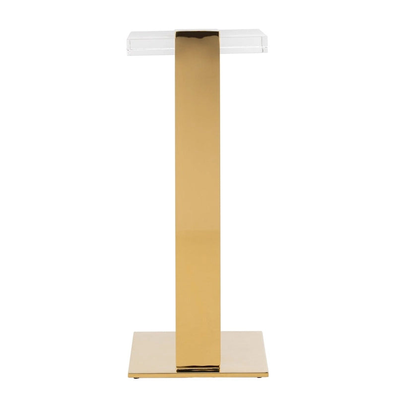 Acrylic Drink Table - 9.8 W x 9.8 L x 24 H - 10Wx10Dx24H
