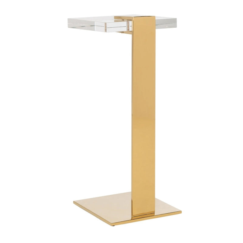 Acrylic Drink Table - 9.8 W x 9.8 L x 24 H - 10Wx10Dx24H