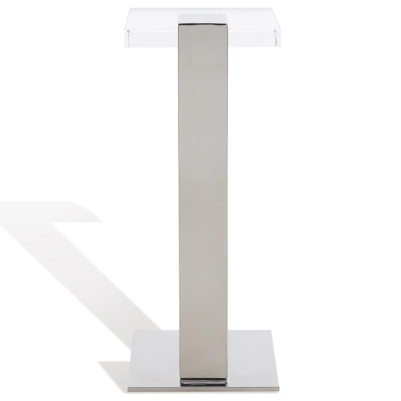 Acrylic Drink Table - 9.8 W x 9.8 L x 24 H - 10Wx10Dx24H