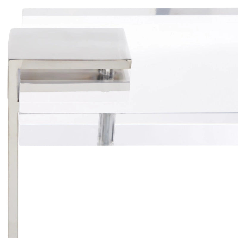 Acrylic Drink Table - 9.8 W x 9.8 L x 24 H - 10Wx10Dx24H